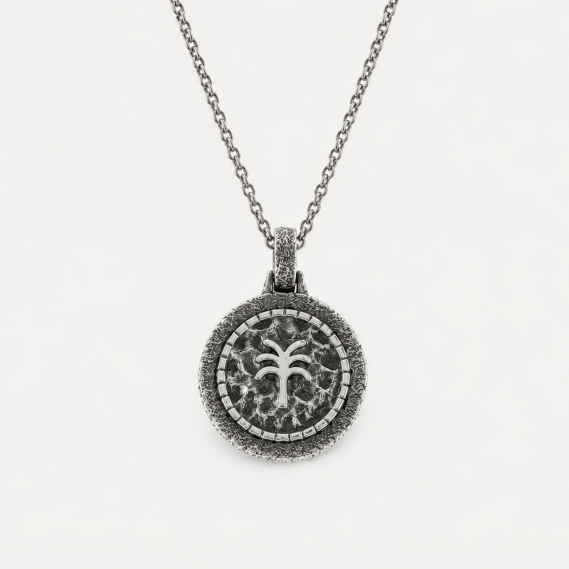 Pendentif Palmier Argent 925